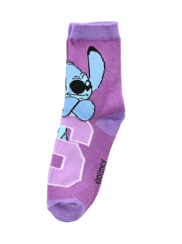 Stitch Kinder Socken 3 Paar Strümpfe in Mehrfarbig