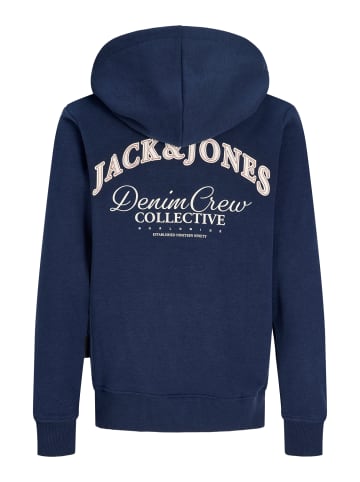JACK & JONES Junior Hoodie JJEBRANDES BACKP RELAXED SWEAT in navy blazer