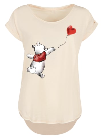 F4NT4STIC Long Cut T-Shirt PLUS SIZE Winnie The Pooh Winnie & Balloon in Whitesand