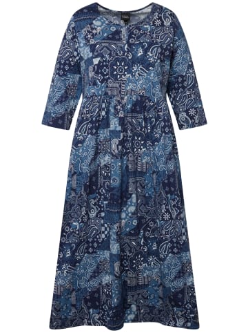 Ulla Popken Kleid in navy multi