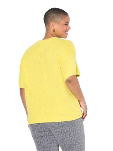 Studio Untold Pullover in grüngelb