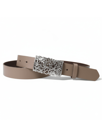 FRONHOFER Ledergürtel in Taupe