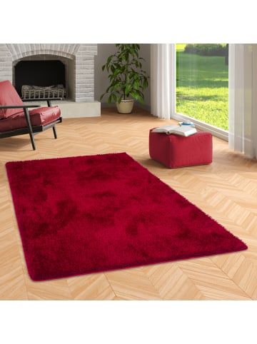 Snapstyle Hochflor-Teppich Emotion Mix in rot