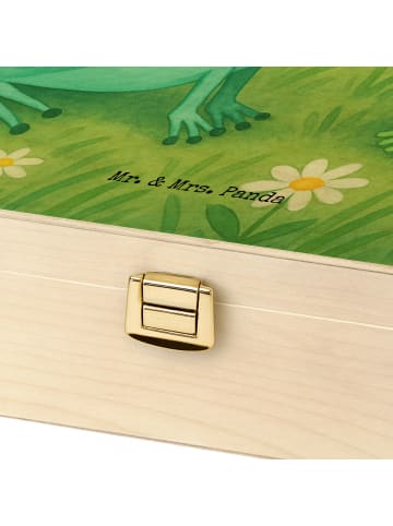 Mr. & Mrs. Panda Teekiste Frosch Liebe Design ohne Spruch in Weiß