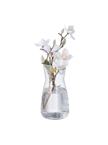 relaxdays Blumenvase in Transparent - (H)20 x Ø10,5 cm