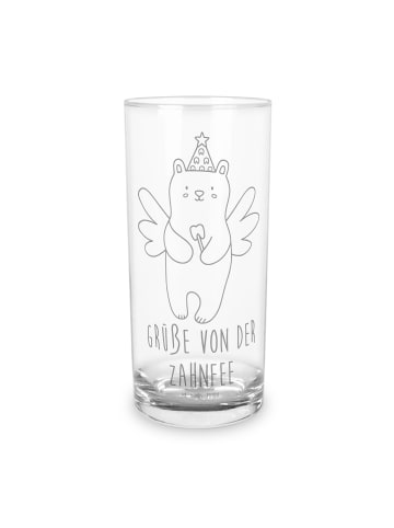 Mr. & Mrs. Panda Wasserglas Bär Zahnfee mit Spruch in Transparent