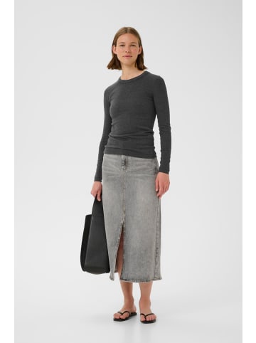 InWear Jerseytop DagnaIW Slim fit in Dark Grey Melange