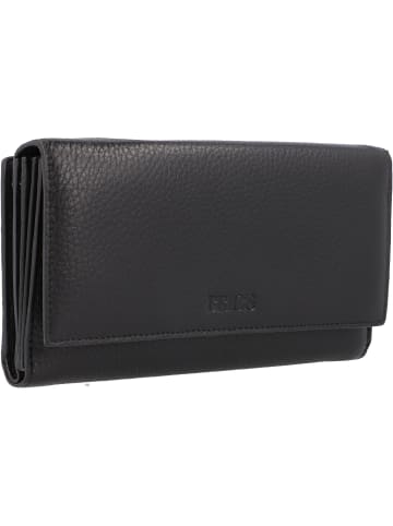 BRIC`s Marmolada Geldbörse RFID Schutz Leder 18 cm in nero