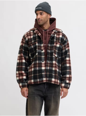 Jack & Jones Teddyfell Jacke in Mocha Meringue