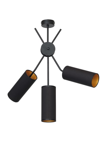 Licht-Erlebnisse Deckenlampe (B)36 x (L)53 x (H)63 cm in Schwarz Gold