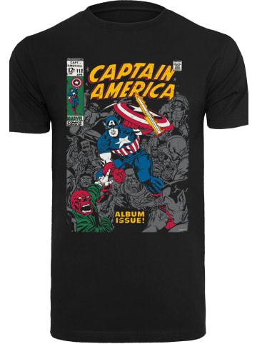 F4NT4STIC T-Shirt Marvel Captain America Album Issue Cover in schwarz
