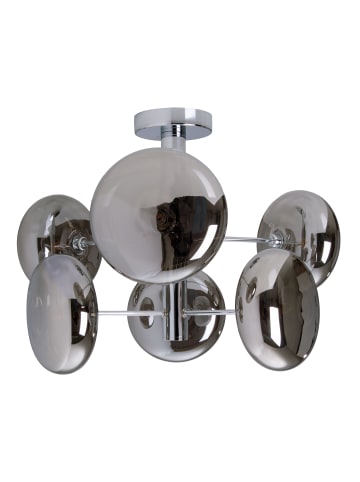 näve Deckenleuchte "ORION" in chrome - (L)53 cm x (B)53 cm x (H)38 cm