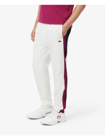 Lacoste Trainingshose in Farine/Sinople-Rubine