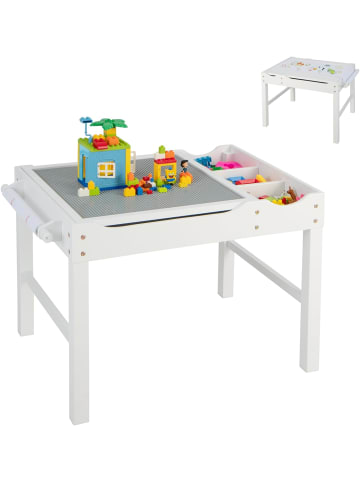 COSTWAY Aktivitätstisch 2 in 1 in Weiß