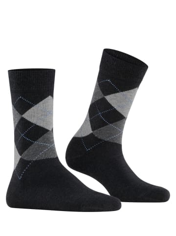 Burlington Socken 1er Pack in Schwarz/Grau/Hellblau