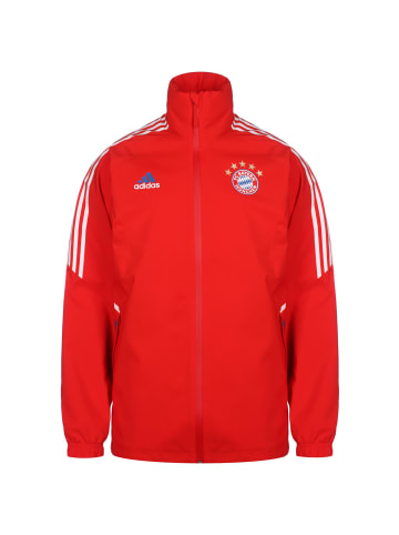 adidas Performance Regenjacke FC Bayern München Condivo 22 in rot / blau