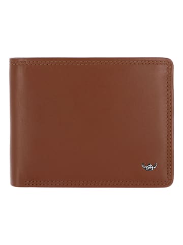 Golden Head Polo Geldbörse RFID Schutz Leder 11 cm cognac