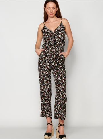 KOROSHI SOMMERLICHES HOCHKLEID in schwarz