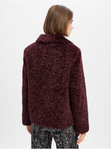 Fuchs Schmitt Kunstfelljacke in aubergine