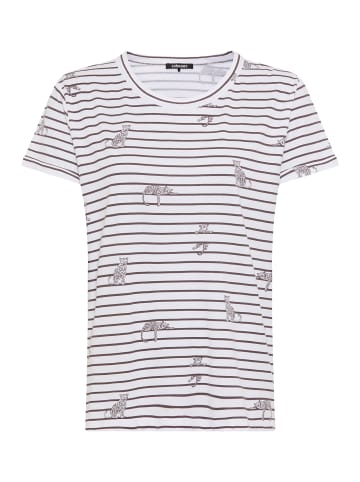 Olsen T-Shirt Hannah in weiß schoko - 0001