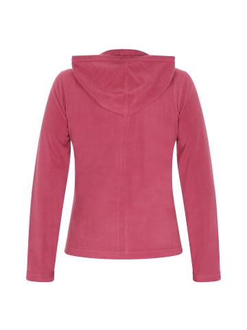 DreiMaster Women Fleece Jacket in Dunkelrosa