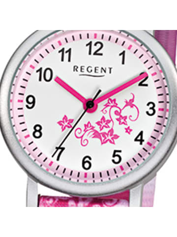 Regent Armbanduhr Regent Kinderuhren rosa, pink, weiß klein (ca. 29mm)