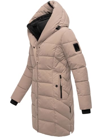 Navahoo Steppmantel Knutschilein in Taupe Grey