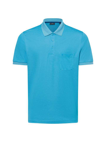 Ragman Poloshirt in türkis - 0010