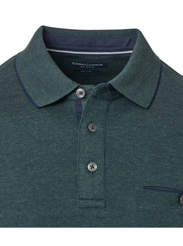 CASAMODA Polo-Shirt Langarm in Blau