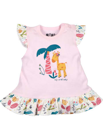 Nini Babyshirt Giraffe in rosa/pink