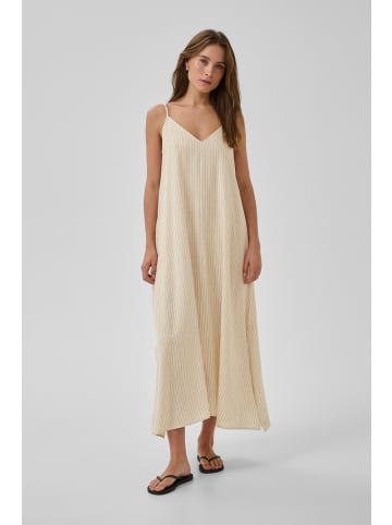 My Essential Wardrobe Kleid JannieMW A-shape in Oatmeal W. Black Stripe
