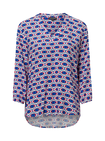 Franco Callegari Bluse Lola in blau rot - 0002