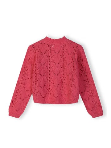 Minoti Cardigan 30KNIT101 in pink