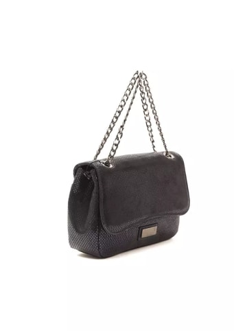 Pompei Donatella Blau Leder Damen Umhänge- Tasche