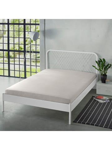 Erwin Müller Single-Jersey Spannbettlaken Freising in silber