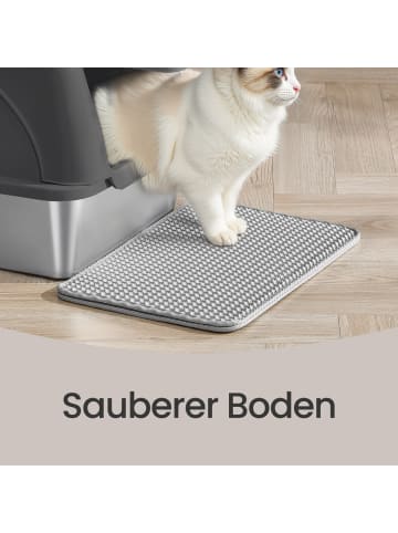Feandrea Katzenklo Boxal in Schwarz - (B)40 x (H)36.5 x (T)61 cm
