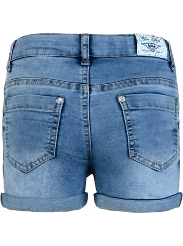 Blue Effect Jeans-Shorts in light blue