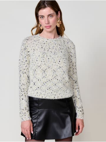 KOROSHI Women's jersey knit with metallic detail in weiß