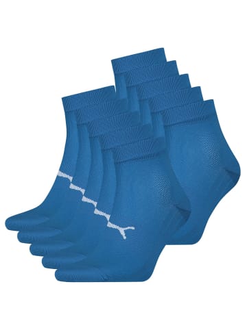 Puma Bodywear Quarter Socken 10 Paar in Blau