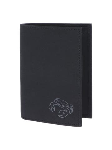 oxmox New Cryptan Geldbörse RFID Schutz 13 cm in schwarz-crab 2.0grey