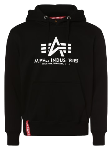 Alpha Industries Kapuzenpullover in schwarz