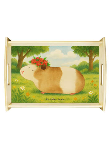 Mr. & Mrs. Panda Servier Tablett Meerschweinchen Weisheit Design... in Weiß