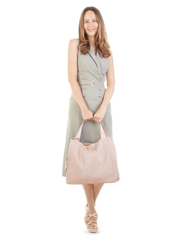 Cluty Shopper echt Leder in rosa