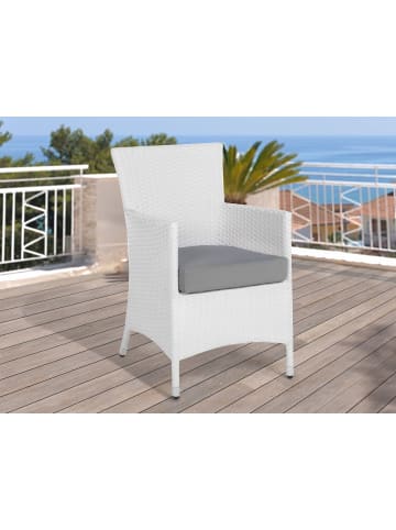 Beliani Kissenbezug ITALY in Grau - (W) 47 x (H) 10 x (L) 47 cm