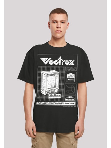 F4NT4STIC T-Shirt Vectrex 1982 Retro Gaming SEVENSQUARED in schwarz