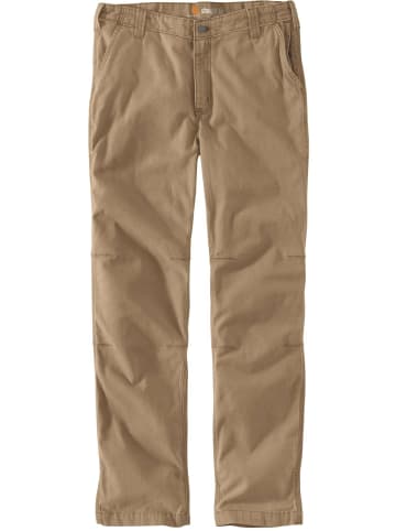 CARHARTT Stoffhose "Rigby Straight 102821" in Khaki