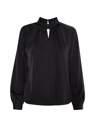 DreiMaster Damen Langarmbluse in Schwarz