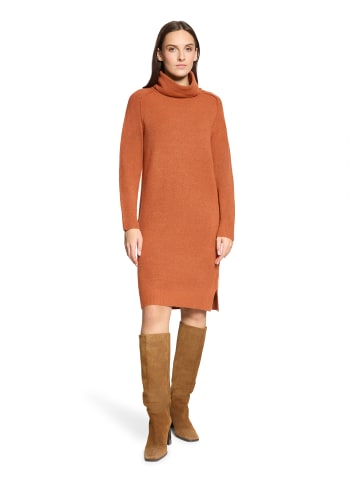 CARTOON Strickkleid mit Turtle Neck in terra cotta