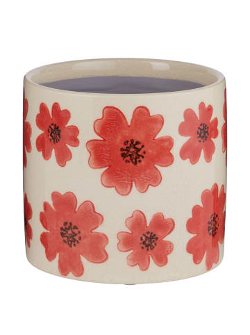 Butlers Blumenübertopf HEARTS & FLOWERS in Beige