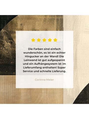 MuchoWow Leinwand bilder Geometrisches Gleichgewicht (BxH)